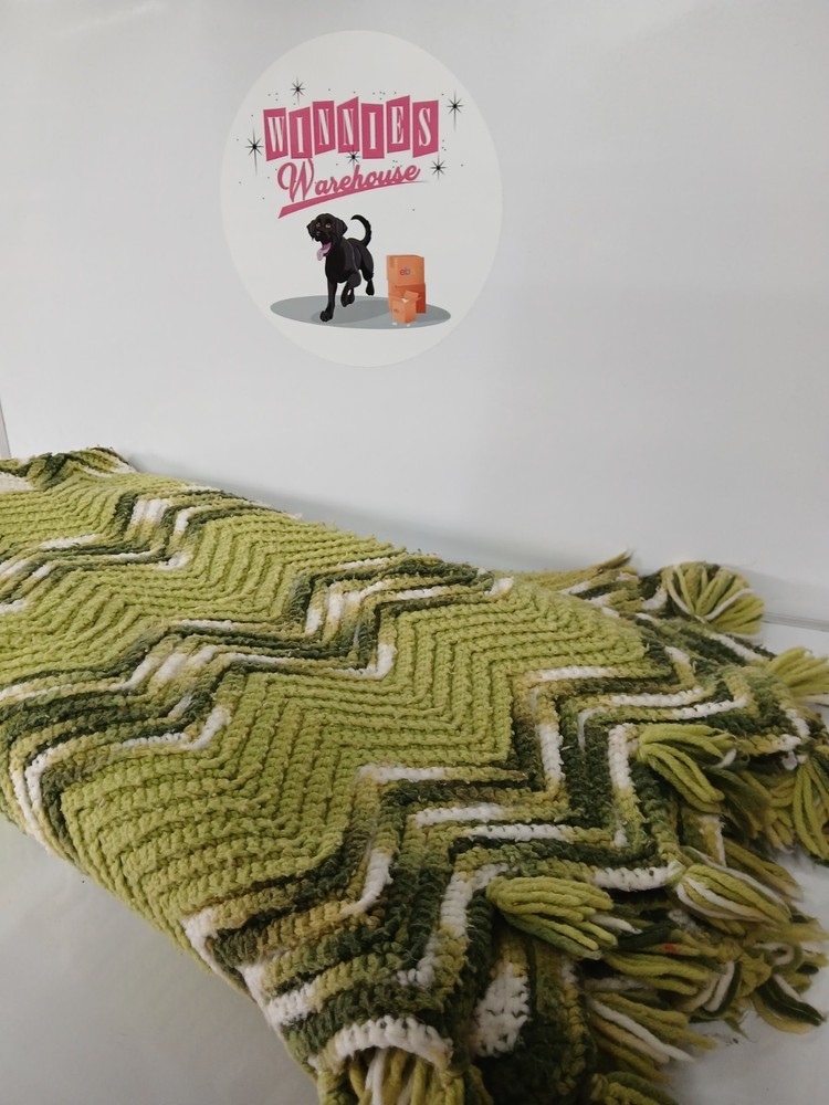 Granny Square Type Crochet Throw 5'x6'