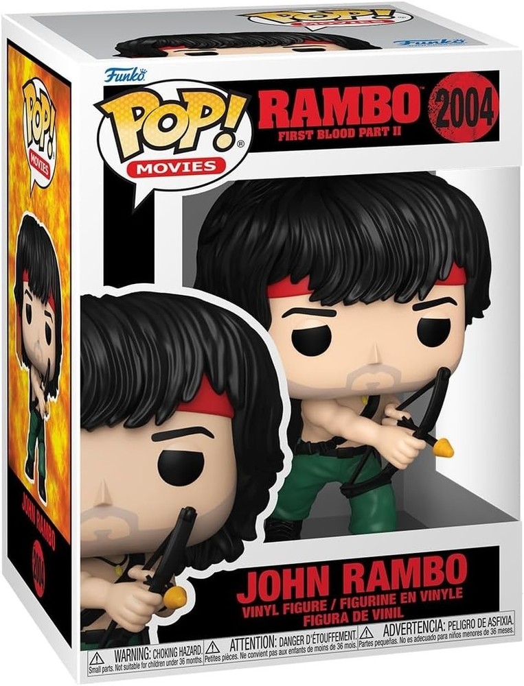 Funko Pop! John Rambo #2004 First Blood 2 Vinyl Figure + PROTECTOR