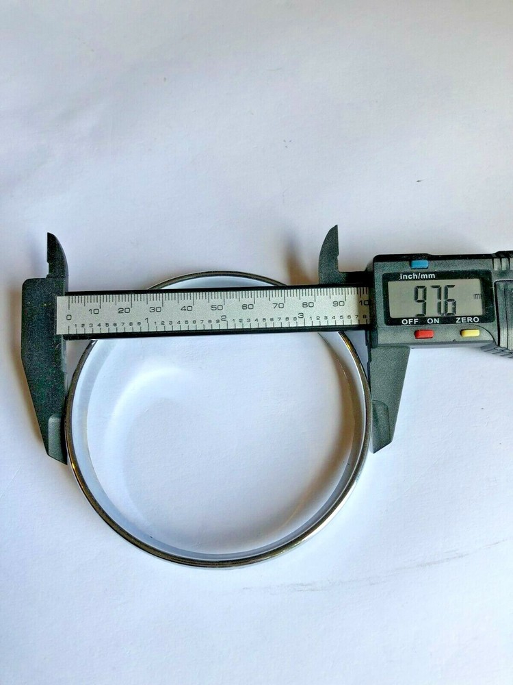 3x Binnacle Gauge Chrome Bezel Ring for Mini Dash Speedo Clock Cluster Surround