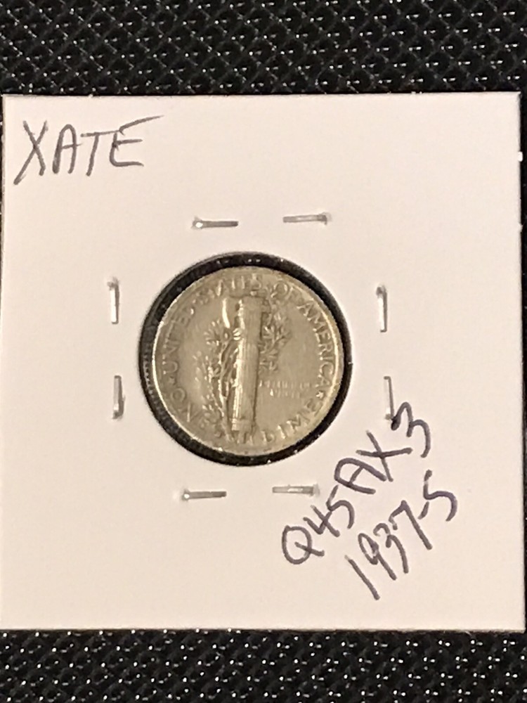 1937-S Mercury Dime VF