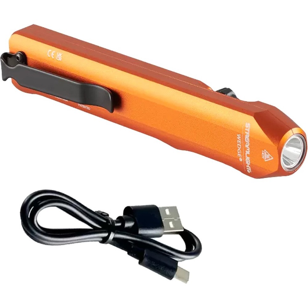 Streamlight WedgeXT Flashlight 1000 Lumen Orange w/Cable