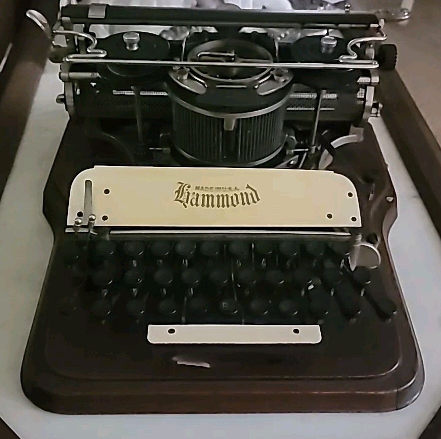 Rare! Hammond No 2 Typewriter Functional