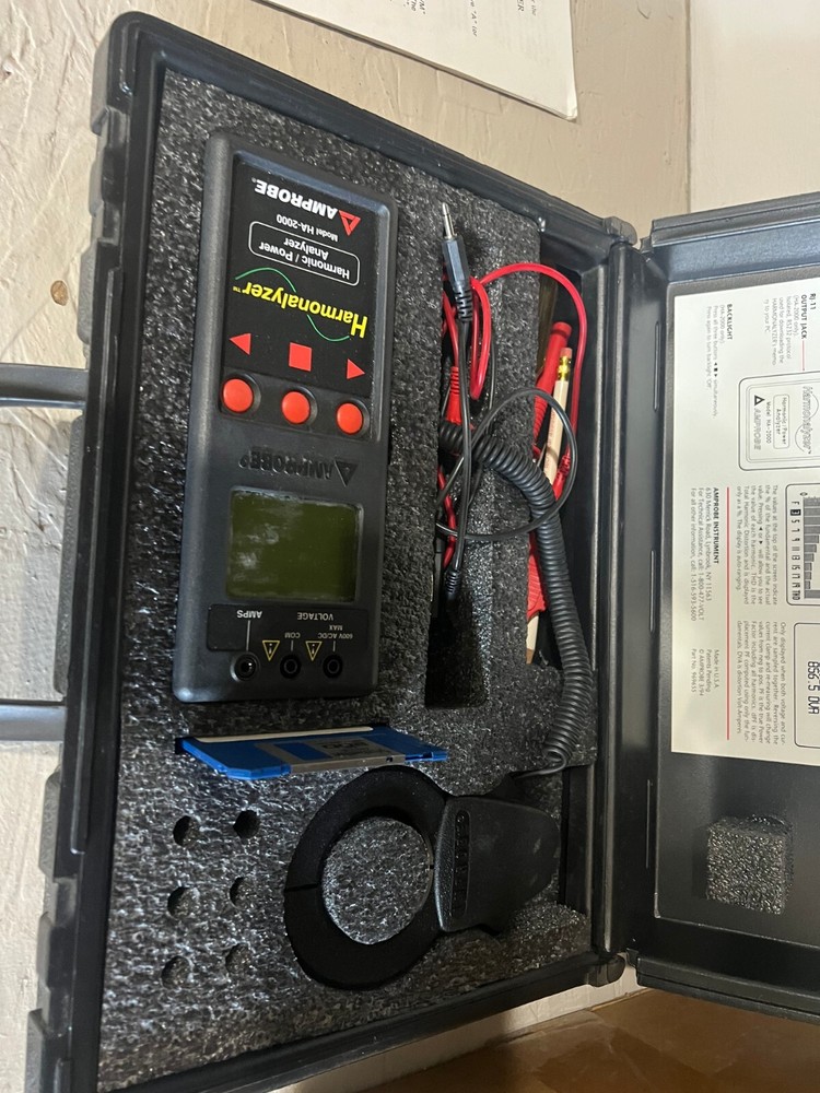 AMPROBE HA-2000 HARMONALYZER HARMONIC/POWER ANALYZER