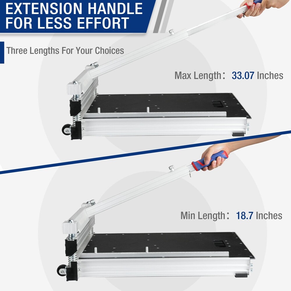 WORKPRO 13" Flooring Cutter/Laminate Flooring Installation Tools Knee Pad Spacer