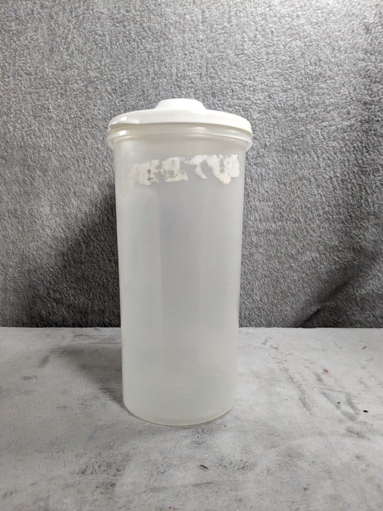 Décor Pour Spout Top Plastic Container 8" Tall