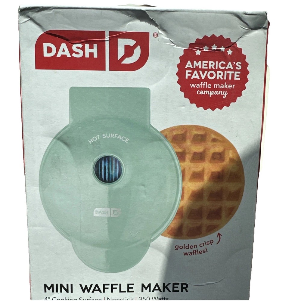 Dash Mini Maker: The Waffle Maker Machine for Individual 4 inch, Black