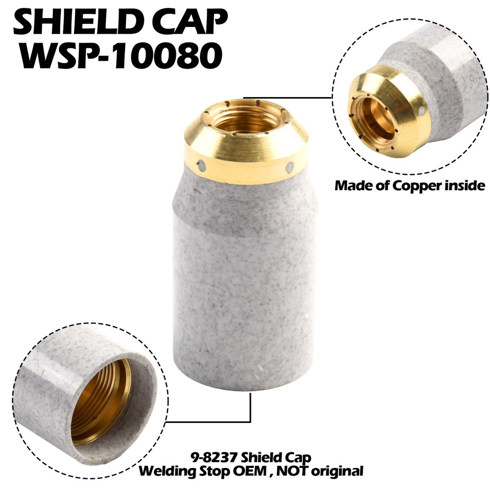 Durable~100 Thermal Dynamic Shield Cup 9 8237 Plasma Cutting Torch Part