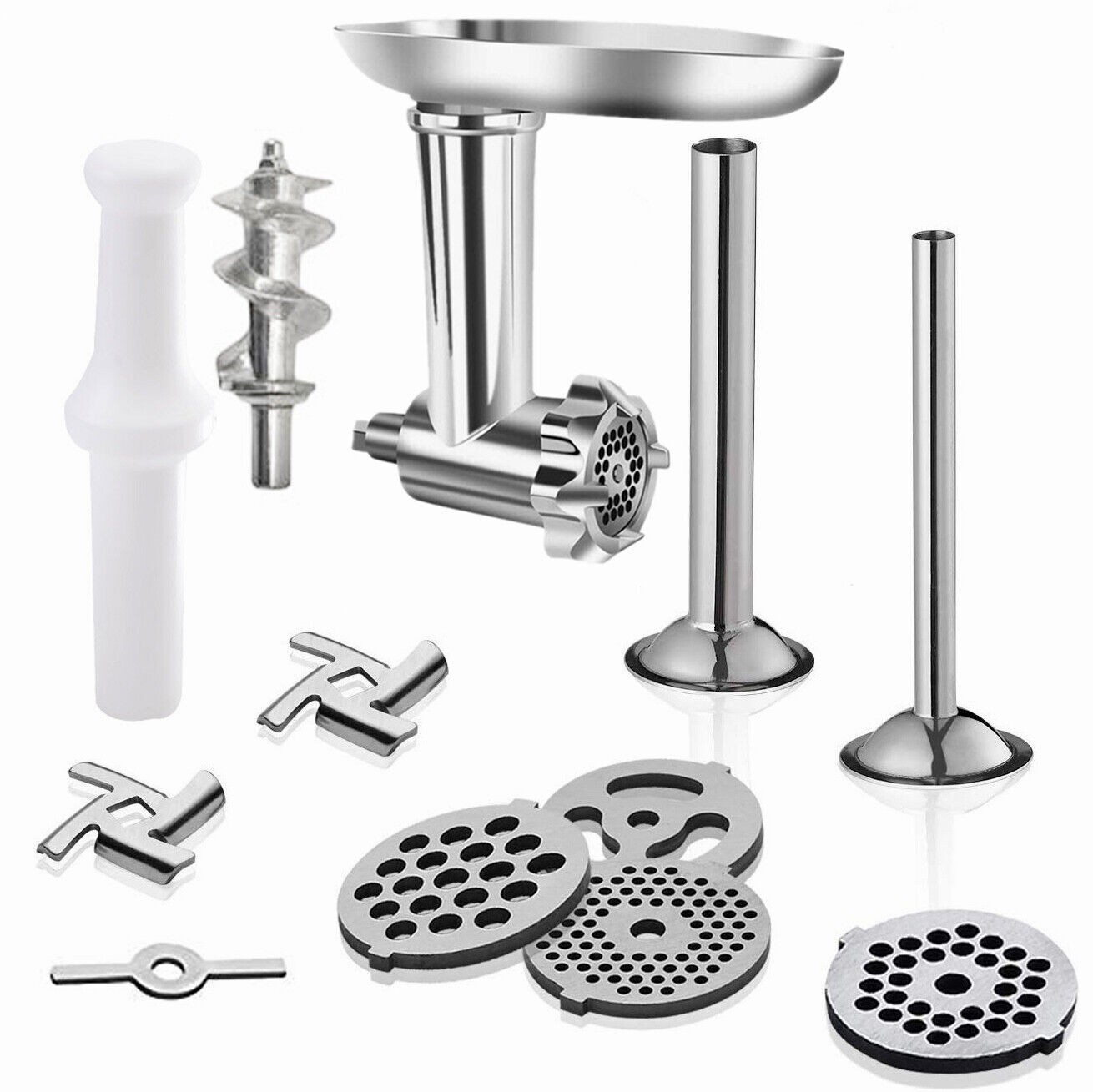 Home Kitchen Meat Grinder Attachment Stainless Steel For Kitchenaid Stand Mixer