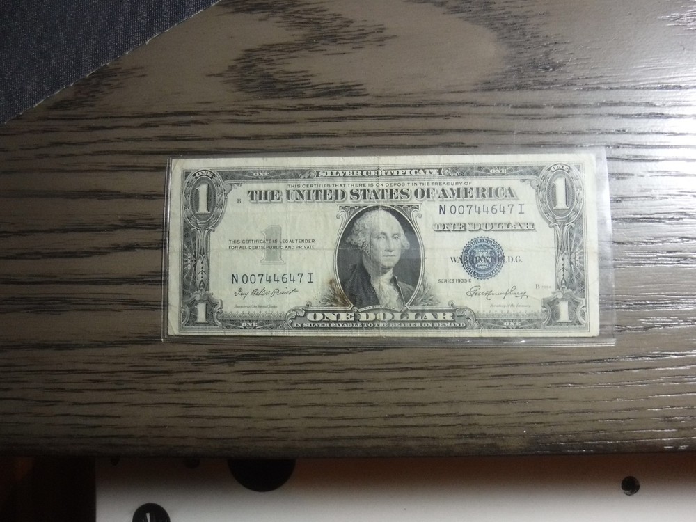 1935e $1 Silver Certificate