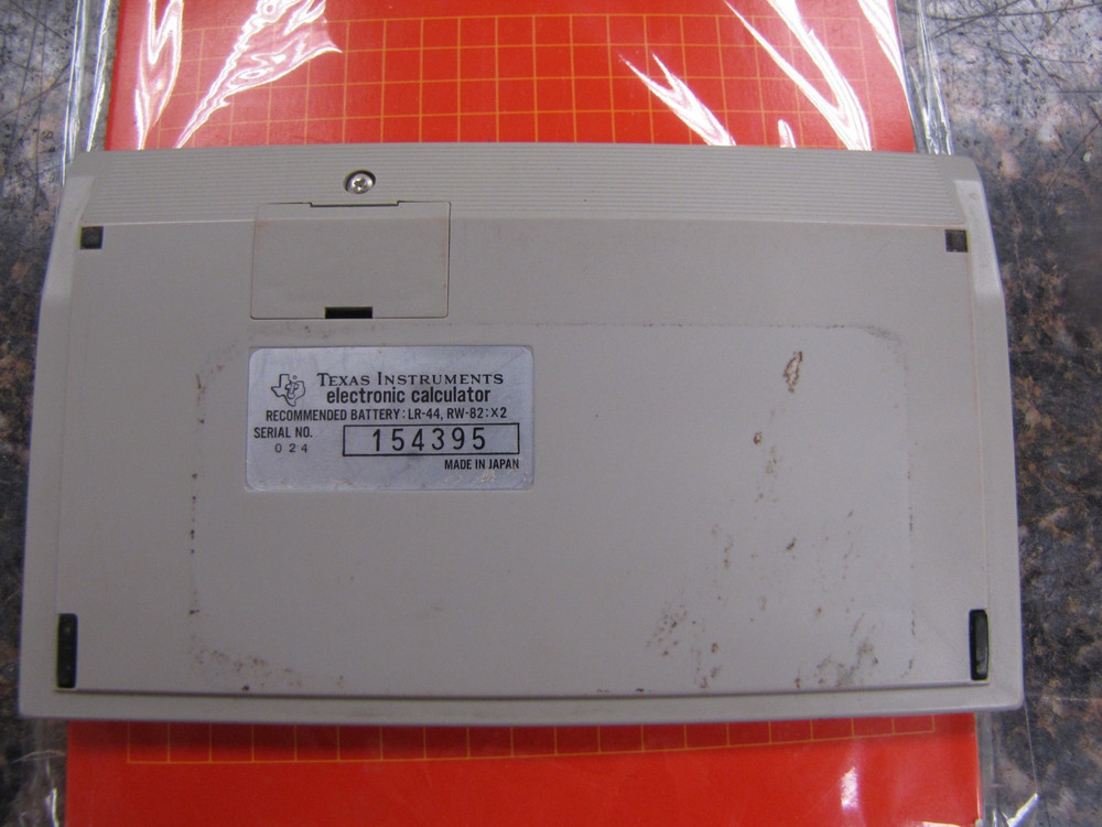 Texas Instruments TI-66 Programmable Electronic Calculator w/ Manual- Works