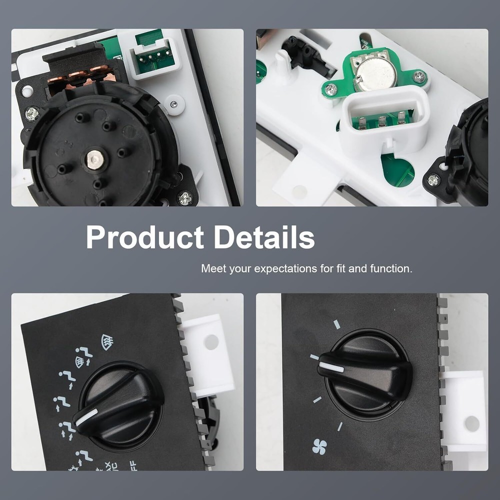 55055459AA Climate Control Panel for Ram 1500 2500 3500 Van 1998-2003,