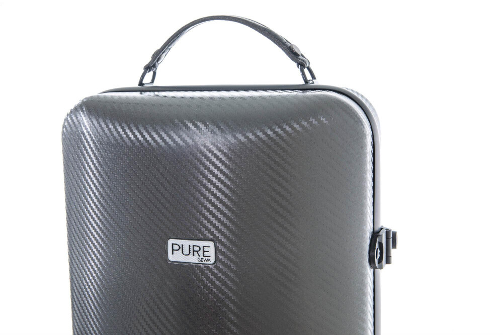 PURE GEWA Violin Case (Violinkoffer) Polycarbonat 2.4 IN Gray