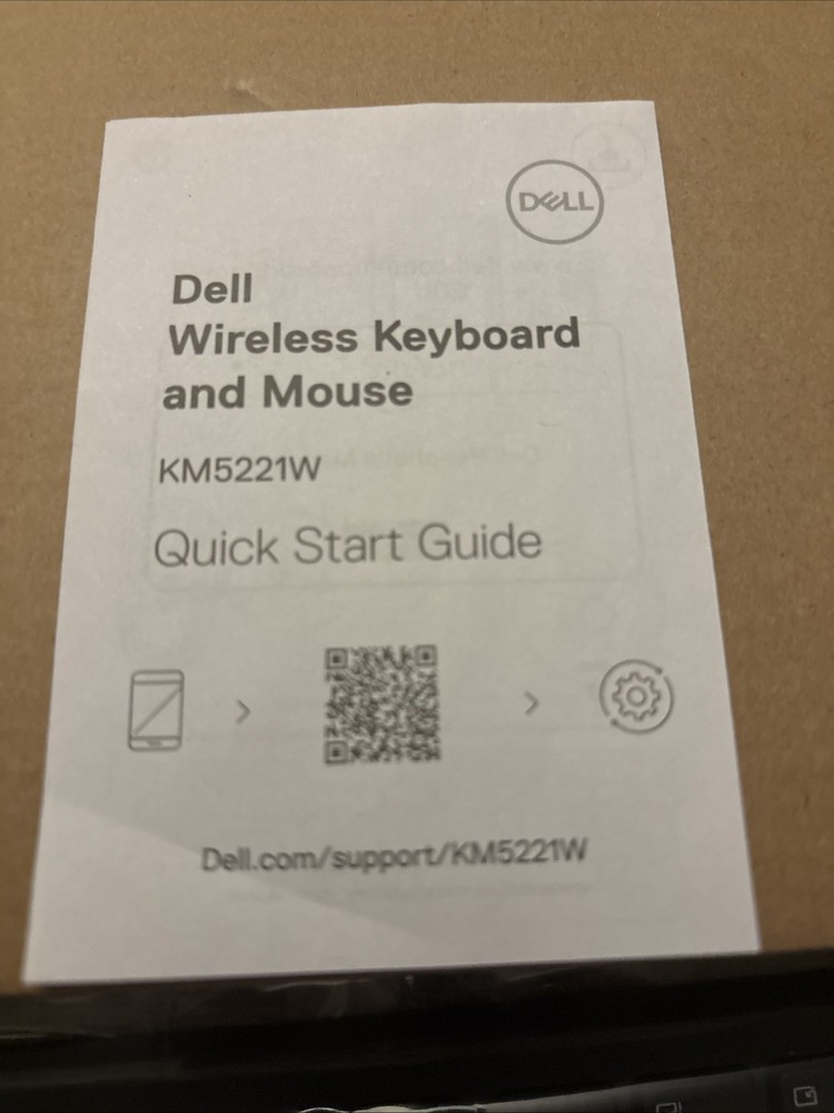 Dell KM5221W Wireless Combo Keyboard & Mouse