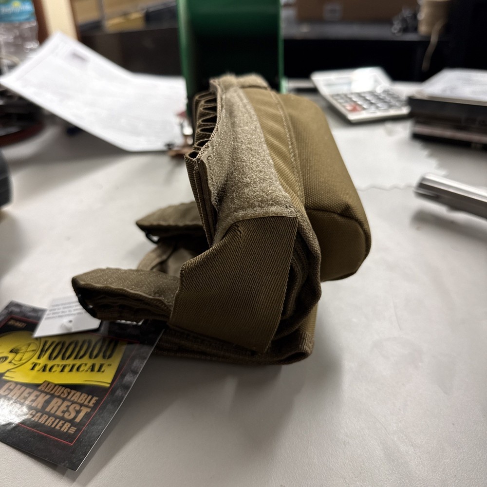 Voodoo Tactical Adjustable Cheek Rest w/ Ammo Carrier