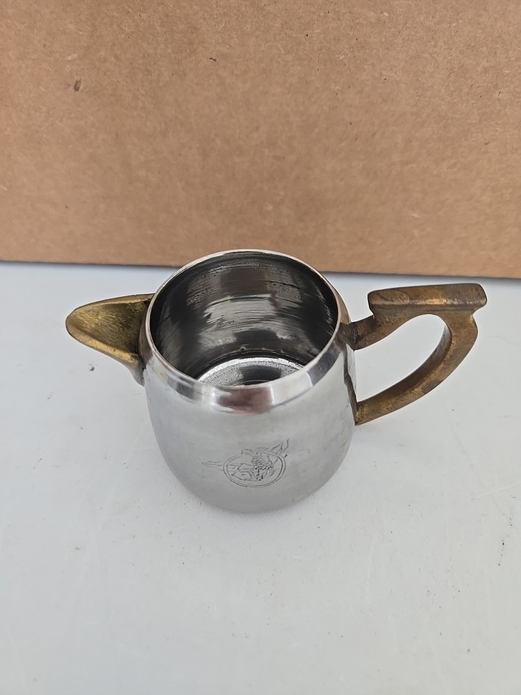 Vintage Silver Creamer Small Pitcher.