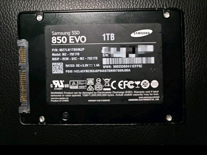 Samsung 850 EVO 1 TB Solid State Drive