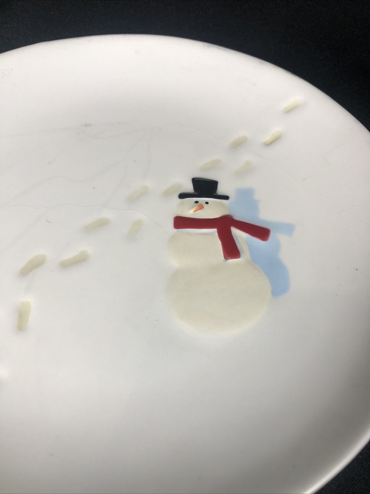 Hallmark Snowman Trail Plate 8.5”