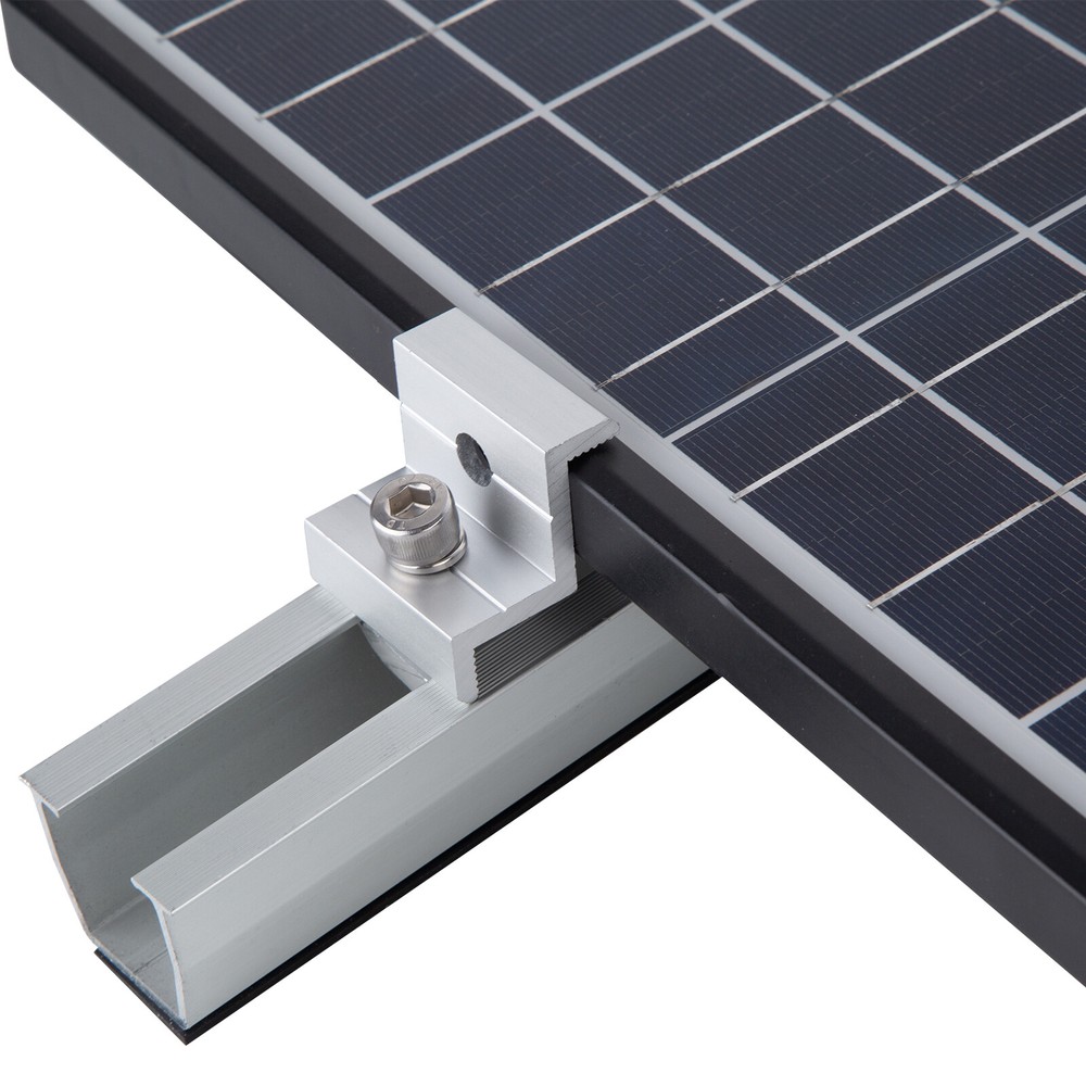 Solar Panel Mounting Brackets Rails Universal Side Middle Clamp System 30/35mm