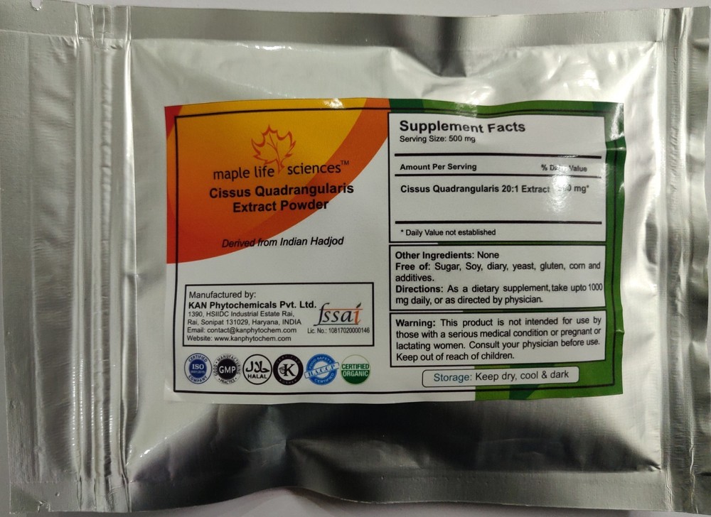 Cissus Quadrangularis 20:1 Extract PowderPure & High Quality