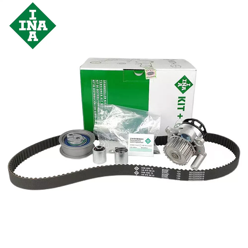 INA OEM Engine timing belt tensioner kit 06F198119A For VW Jetta Golf AUDI A4 A6