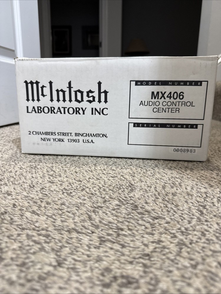 McIntosh Mx406 CD Player In Dash Receiver