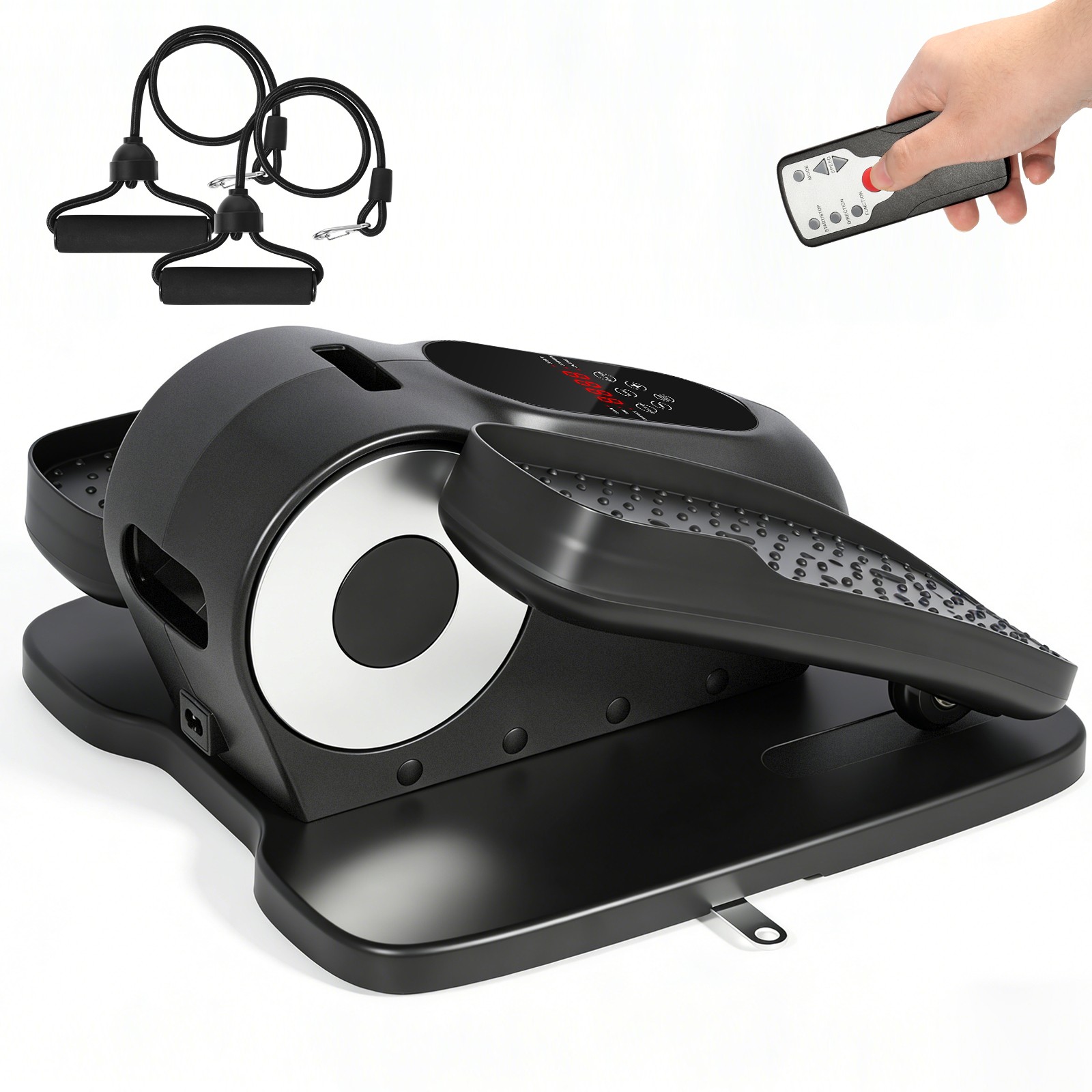 Under Desk Electric Elliptical 12 Speed Remote Control Seated Pedal Exerciser