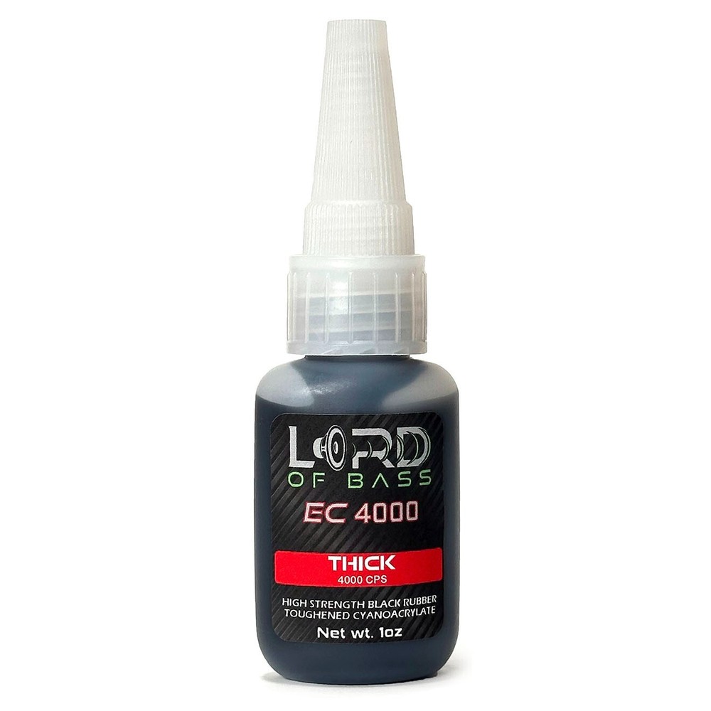 1oz Black Flex Thick CA Glue Bottle EC4000