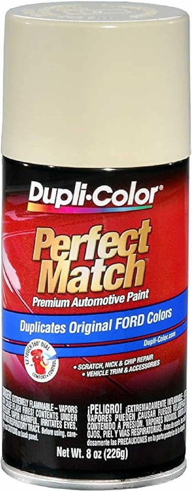 Duplicolor BFM0041 Perfect Match Ford Wimbledon White 8 oz Code M, 9A - 3 PACK