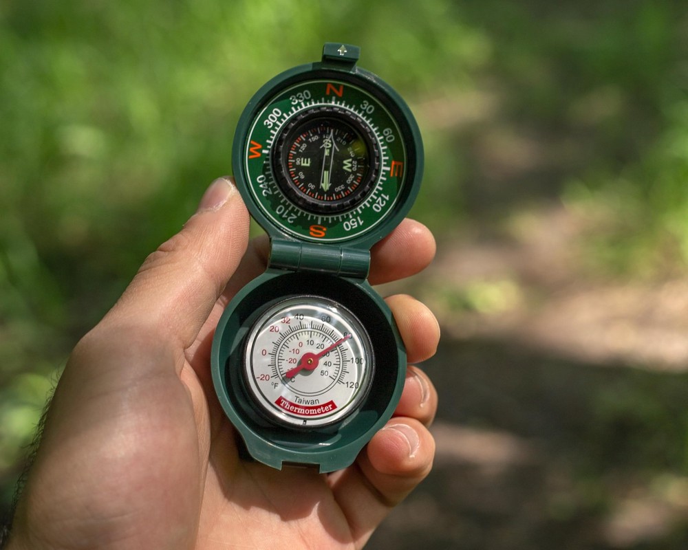 Coghlan's Compass with Thermometer for Thermometer, Multi