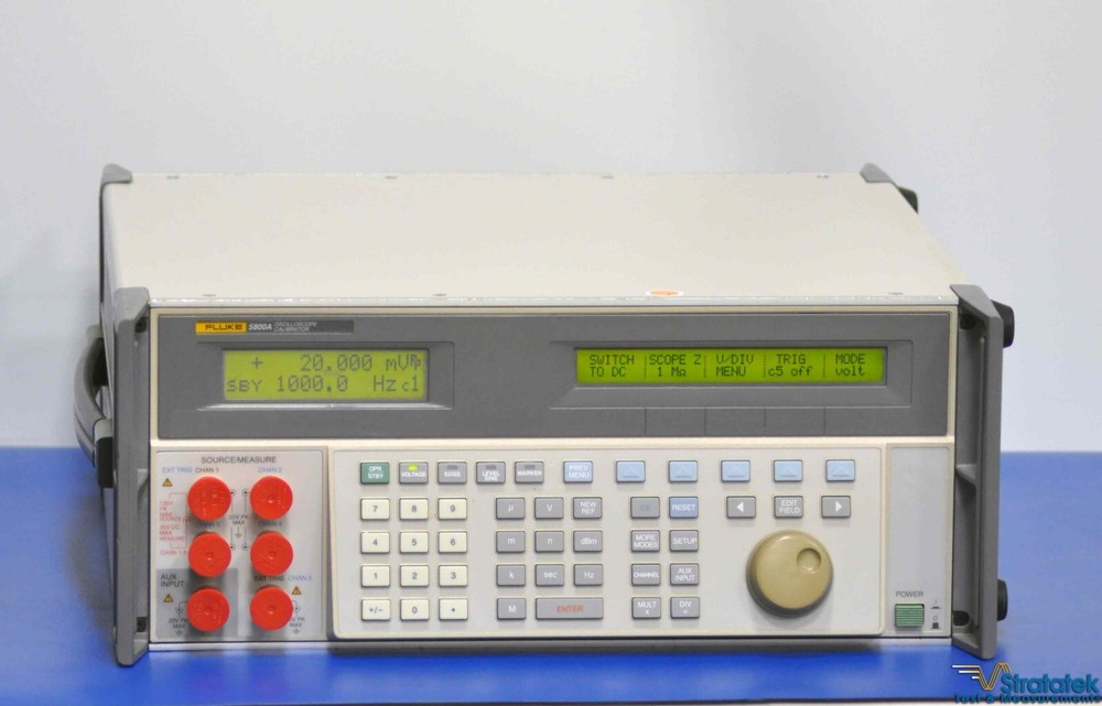Fluke 5800A Oscilloscope Calibrator 5 Channel Option 5800A-5 Scope 600MHz