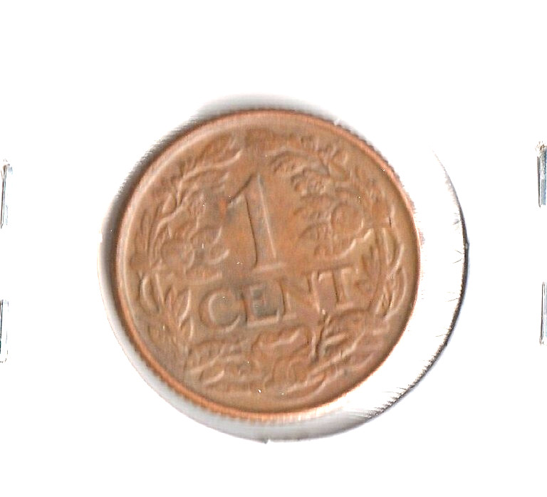 Coin Netherlands Antilles 1 Cent 1952 KM1