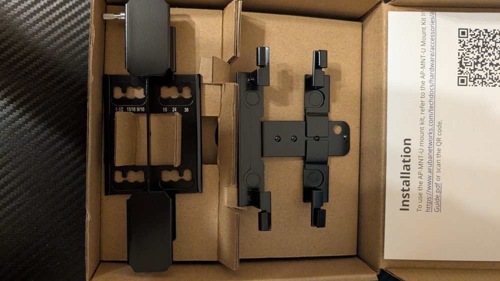 HPE S4K79A Aruba AP‑MNT‑U Campus Access Point Type U Universal Mount Bracket