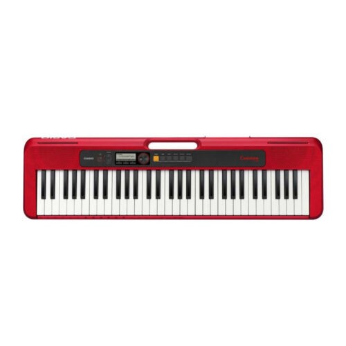 Casio Casiotone 61 Key Portable Keyboard Red