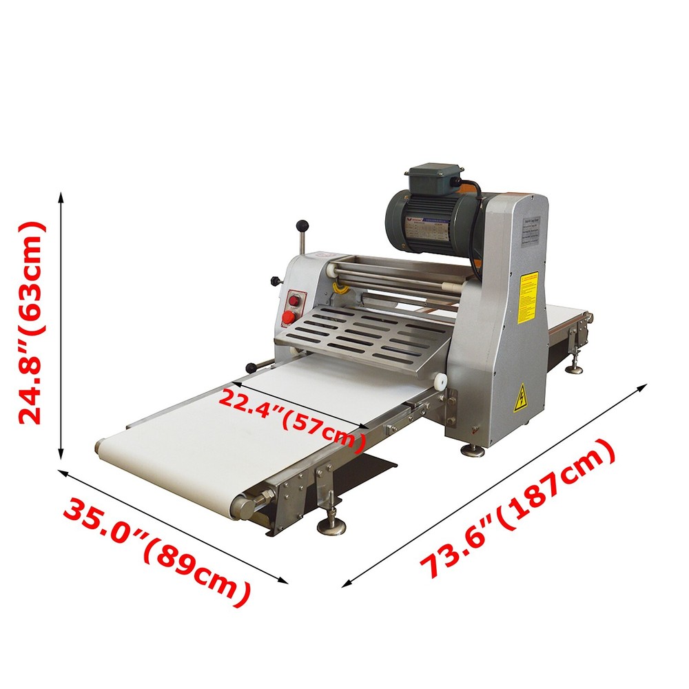Table Top Folding Pastry Machine Commercial Roller Press Bread Maker 500mm