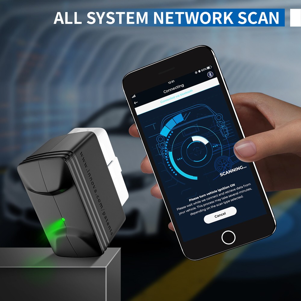 INNOVA 6000 OBD2 Scanner All System Diagnostic TPMS Reset Code Reader For Ford