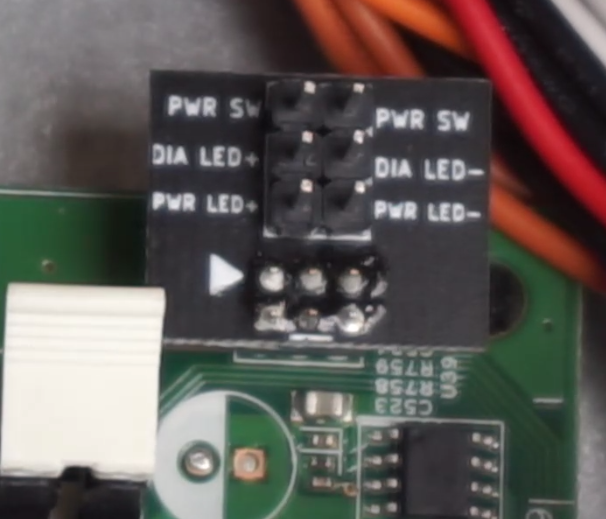 Dell 5/6 Pin Power Button/LED Front Panel Adapter For Dell Motherboards