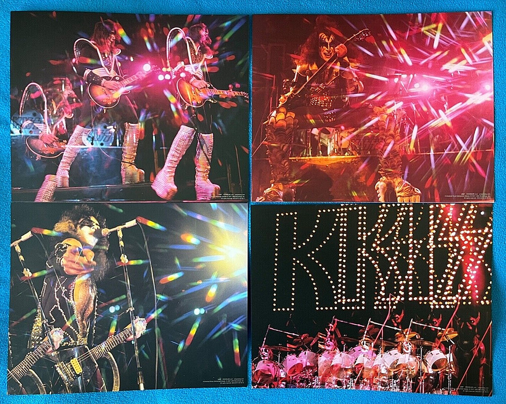 KISS Destroyer 45th Anniversary Boxset "8x10 Band Member Photos" Ace Spaceman
