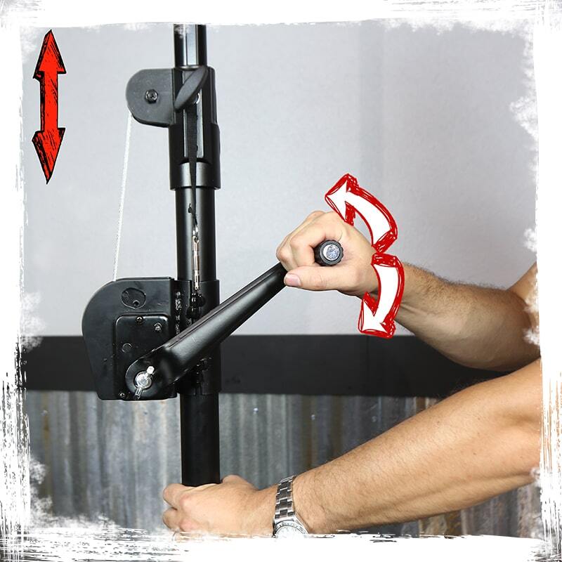 Crank Up Light Trussing Stands Truss System Speaker Mount DJ Booth Stage Holder