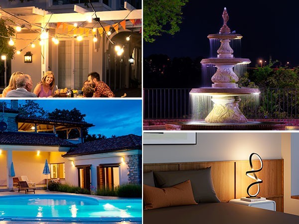 DEWENWILS Motion Sensor Light Switch Outdoor Wireless 100FT Remote 50FT Detect