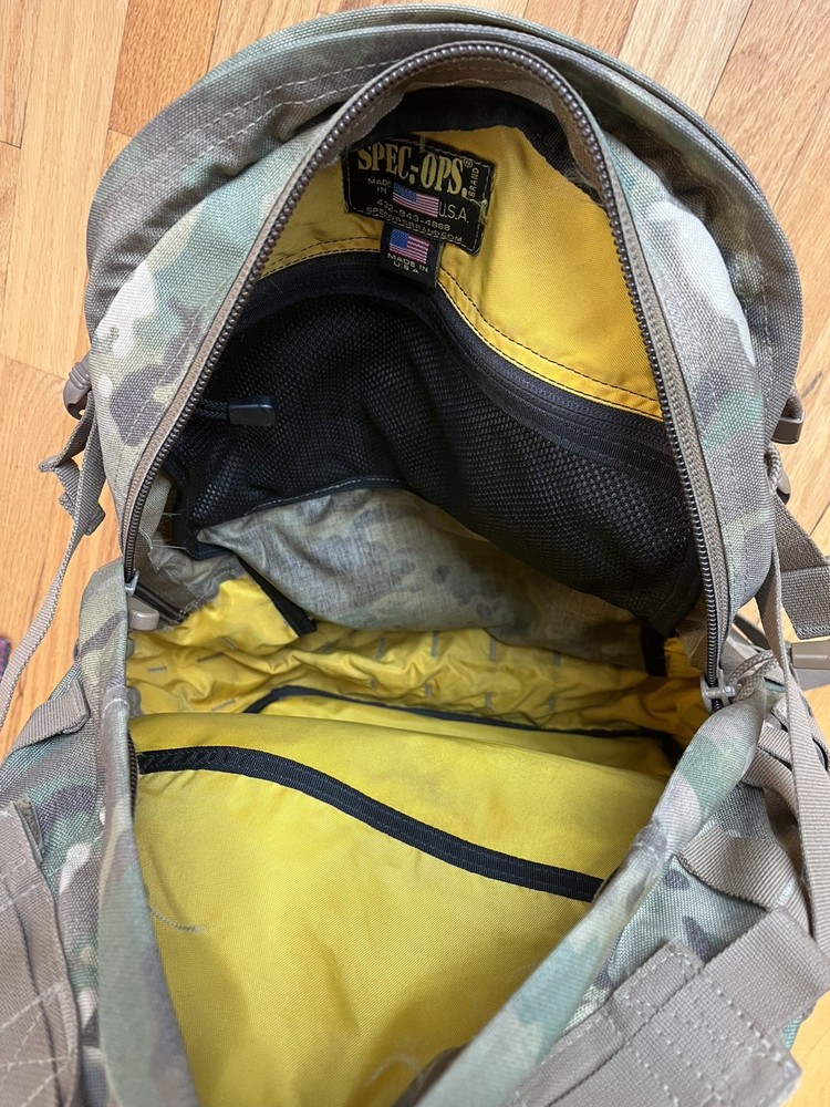 Spec Ops T.H.E. Pack w/Dual Compression Straps, Multicam OCP Excellent Condition