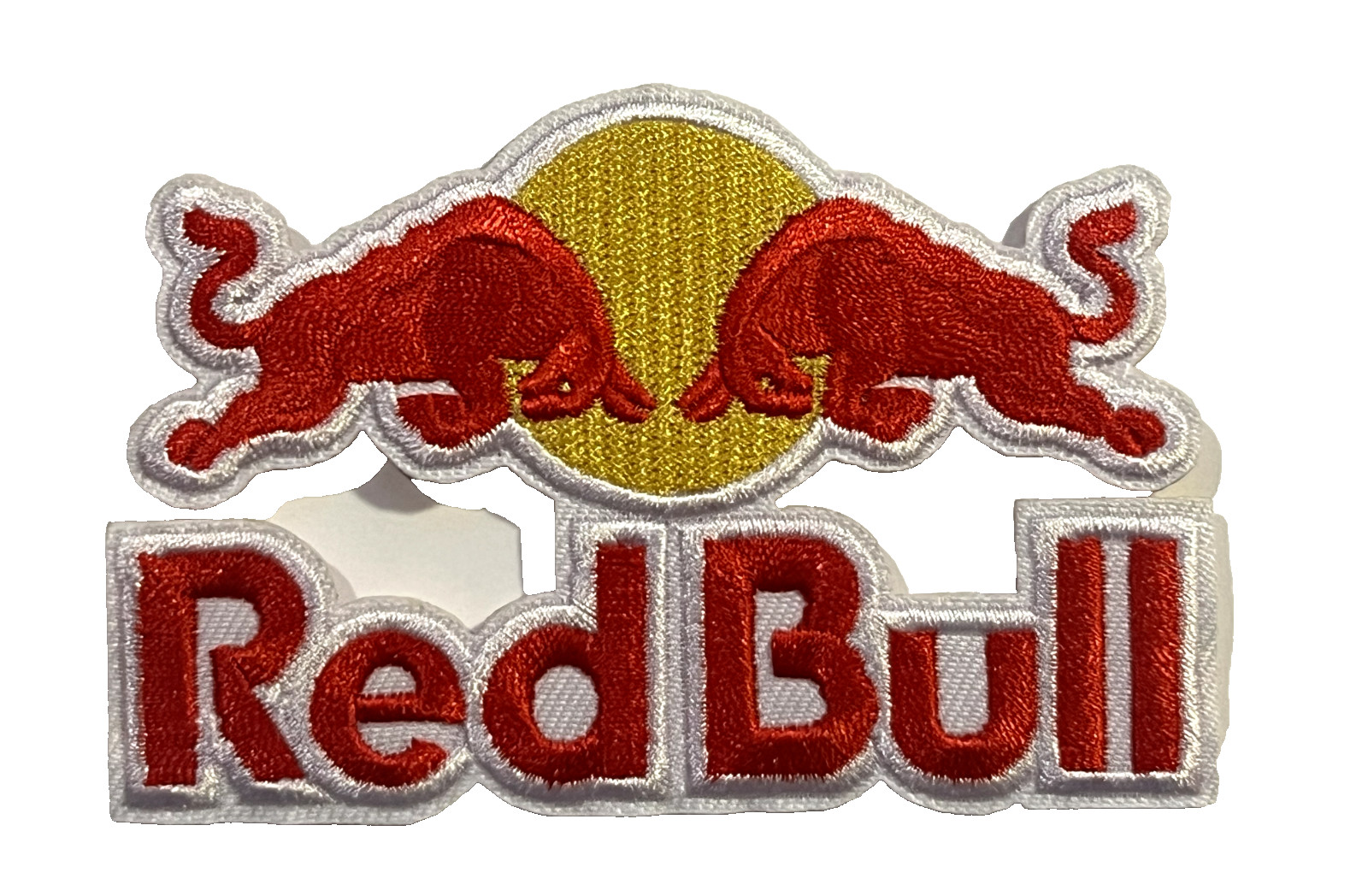 RED BULL Racing Motorsports Energy Drink - Embroidered Iron-On Patch