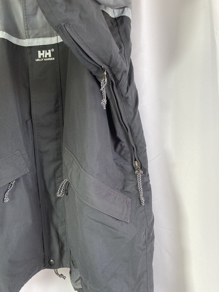 Helly Hansen Helly Tech Waterproof Grey Activewear Jacket Size Large Hooded