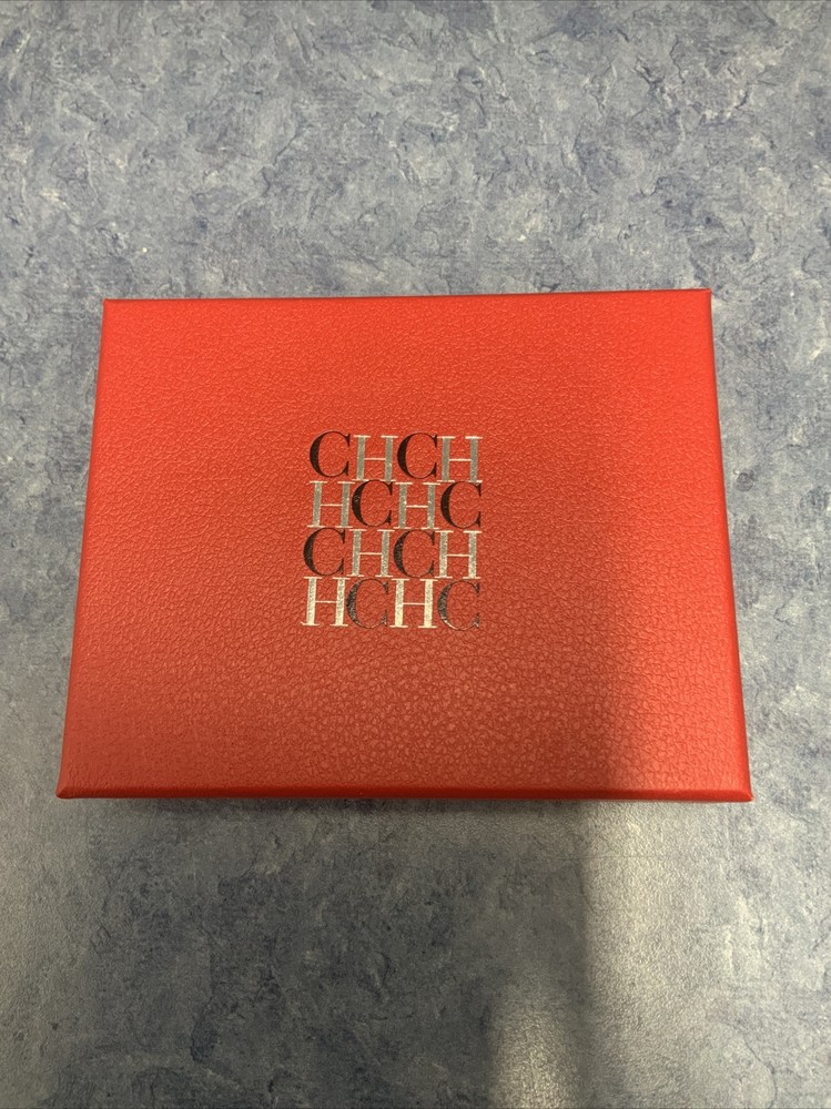 ''NEW'' CH CAROLINA HERRERA Red Small size Rectangular shaped Gift Box w/ logo