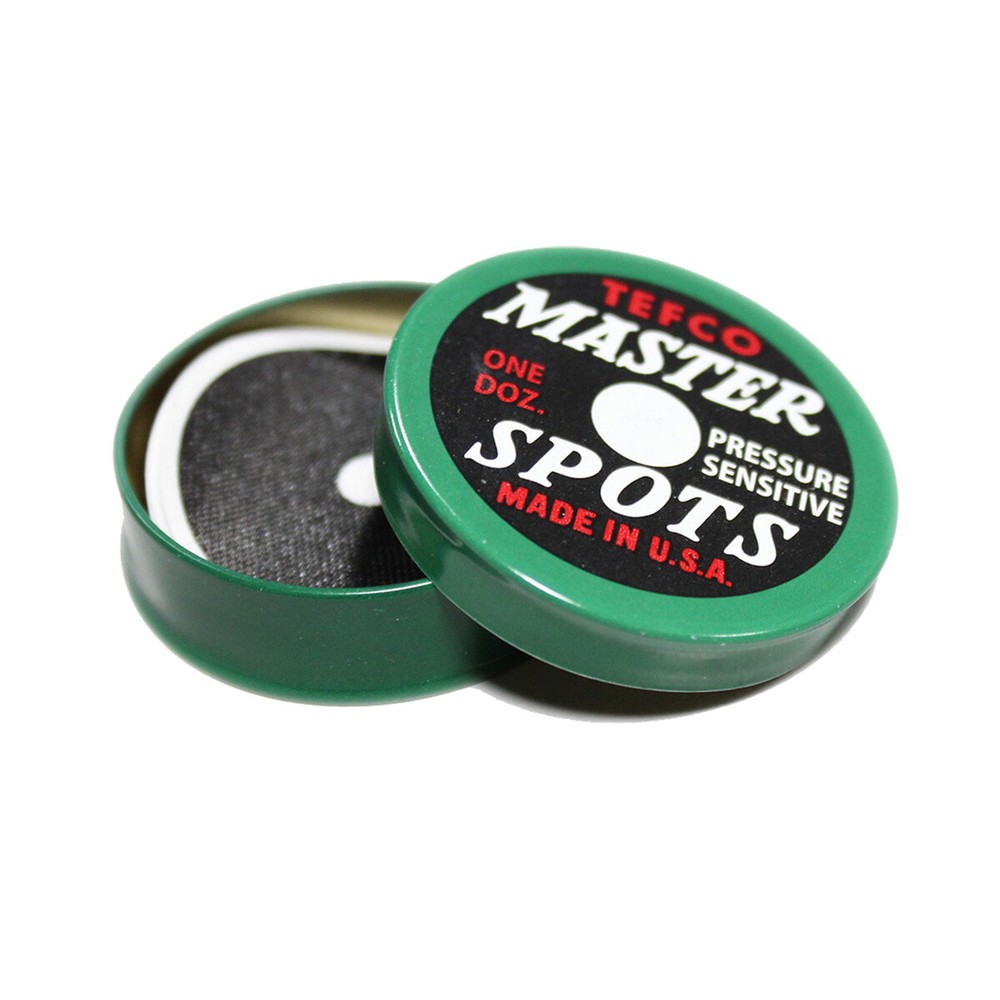 Tefco Master Pool Table Spot - Box Set of 144 - (12 Tins) - 059-10