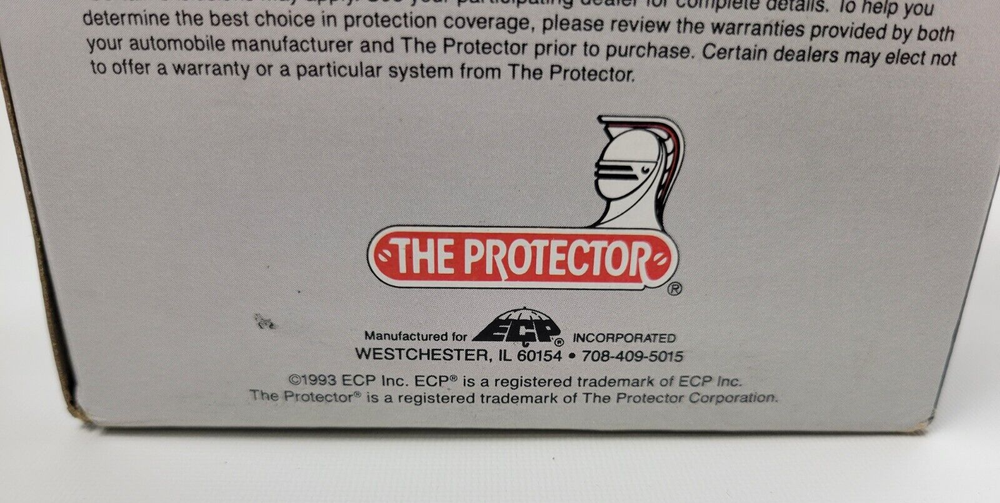 Vtg NOS The Protector Environmental Overcoat Paint Maintenance System Kit ECP