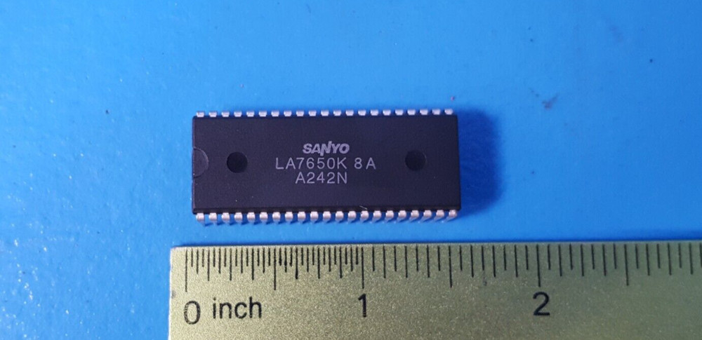 PROCESSOR,LA7650K, SANYO, PDIP42