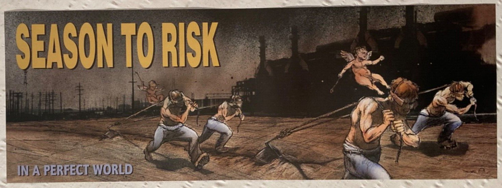 Season To Risk 1995 Two-Sided Promo Poster In A Perfect World