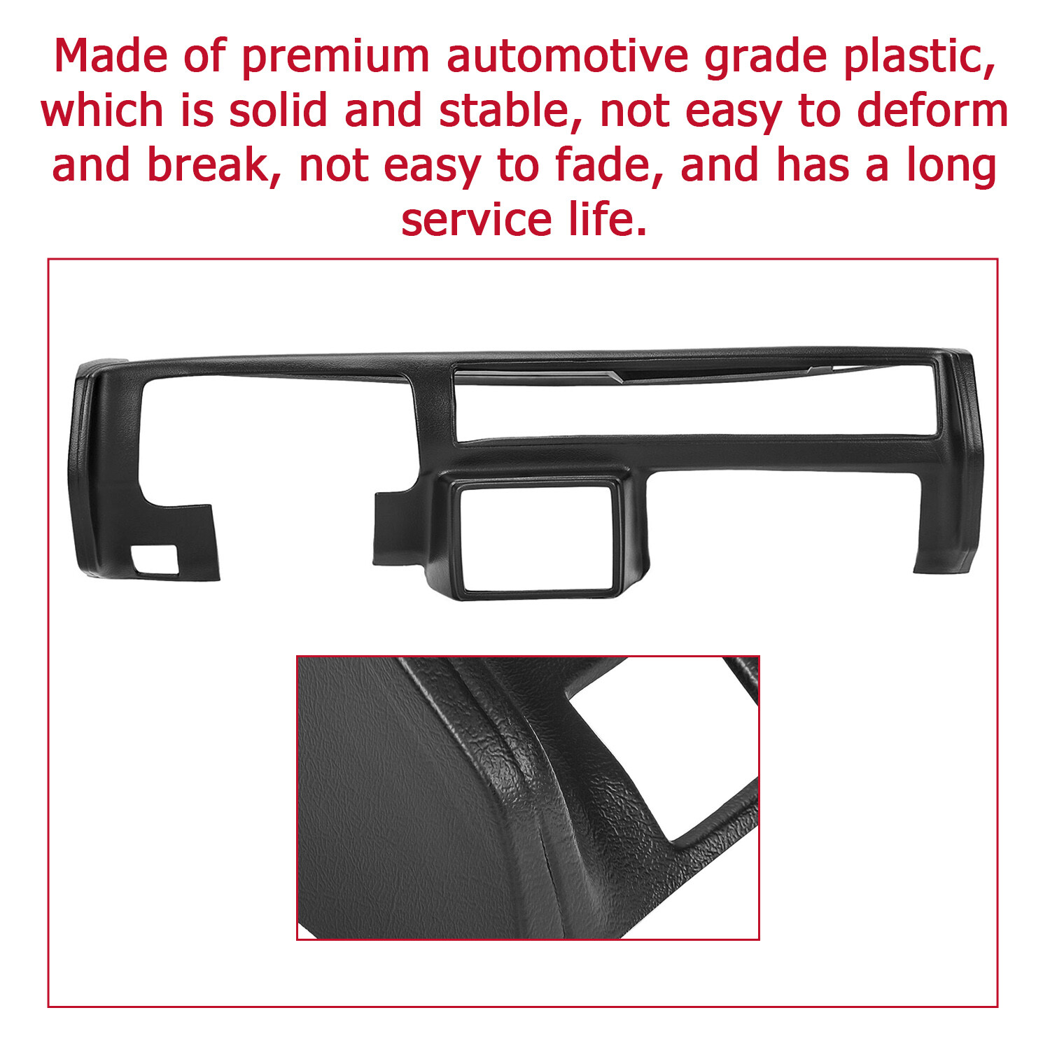 For 1981-1988 Chevy Malibu El Camino Monte Carlo GMC Caballero Dash Cover Cap