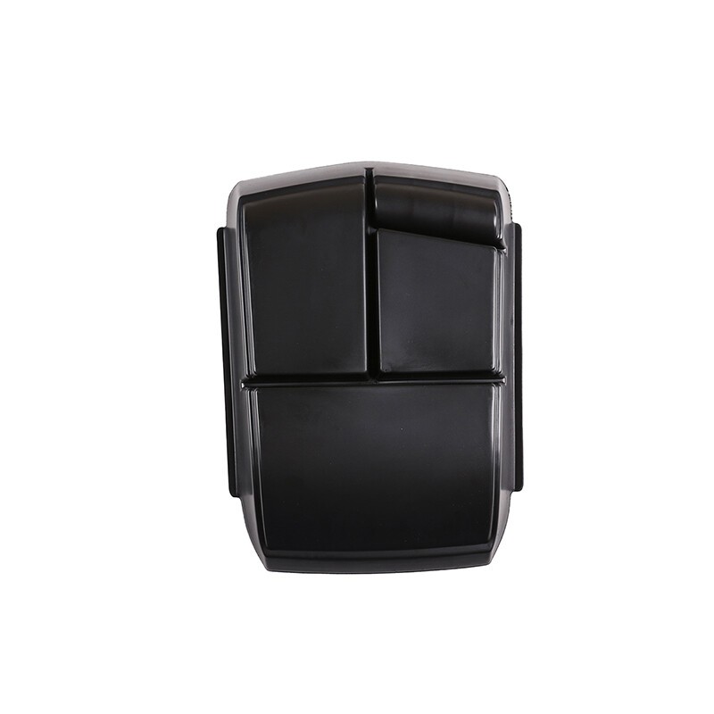 For Cadi*llac XT5 Black ABS Central Control Bottom Storage Box Suede @