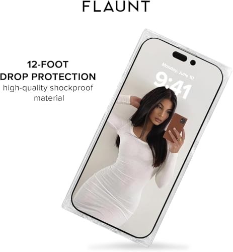 Flaunt Official Square Protective Case - Compatible with iPhone 17 Pro Max - Com